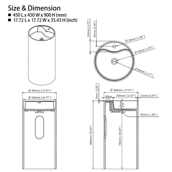 Dimensions du produit