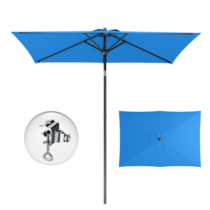 210cm Balcony Parasol, Blue
