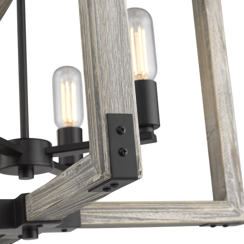 Yulia 4 - Light Black Lantern Pendant