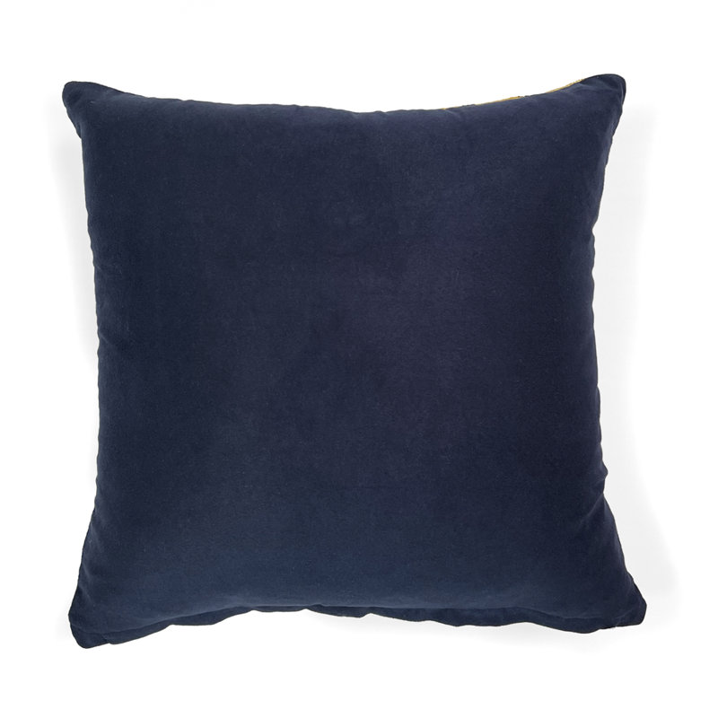 Housse de coussin carré et insert, Jaune