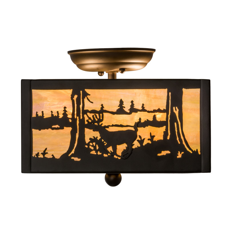 Rustic Lodge 2 - Light Flush Mount