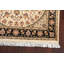 Tapis oriental 100% floral Tabriz floral noué à la main 4 x 6