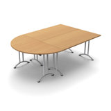 5 Person Conference Meeting Tables Complete 3 Tables Set