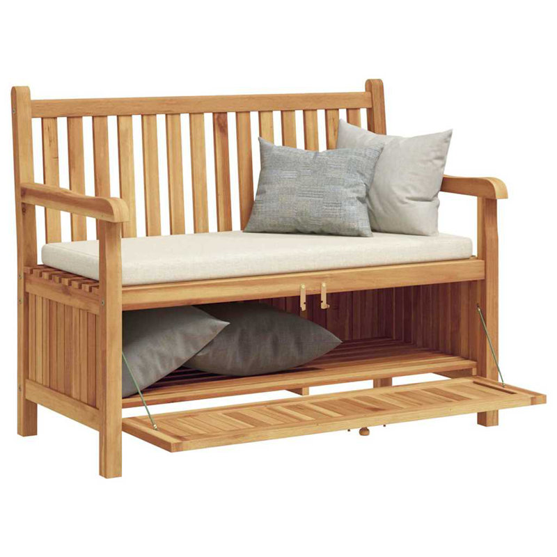 Solid Wood Outdoor Bench