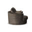 Upholstered Swivel Armchair-1903443029