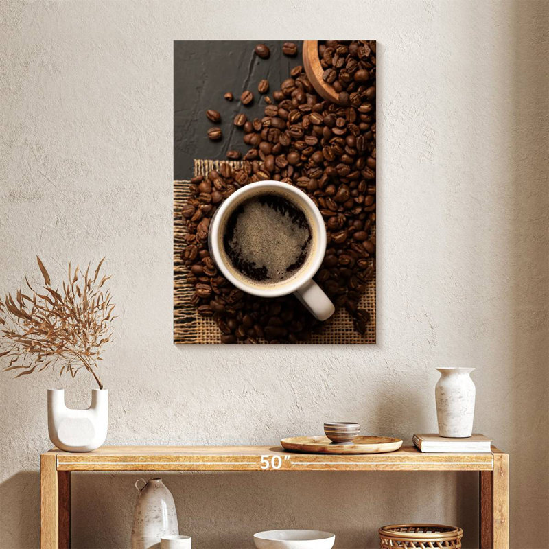 Yarlin Beans To Espresso, 36" H x 24" W