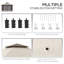 Auvent beige de 13 pi avec filet, 2 toits instantanés pour pavillon de classe de ballet extérieur, filet de tente