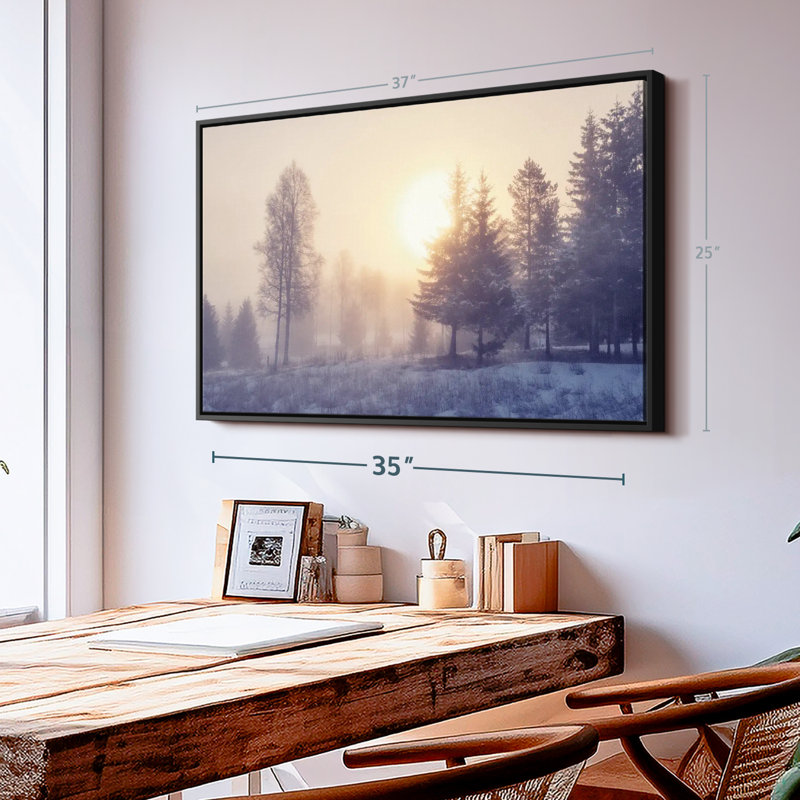 Impression sur toile Winter Dawn, H 37 po x l 25 po