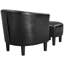 Fauteuil demi-tonneau et repose-pieds de 25,55 po de largeur Al joursen-658263689