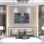 Red Barrel Studio® «Iris Garden» par David Galchutt, art mural en métal-837353436