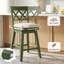 Tabouret de bar en bois massif Modern Farmhouse-1356897031-1356897052