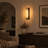 1 - Light Dimmable Gold Wall Sconce