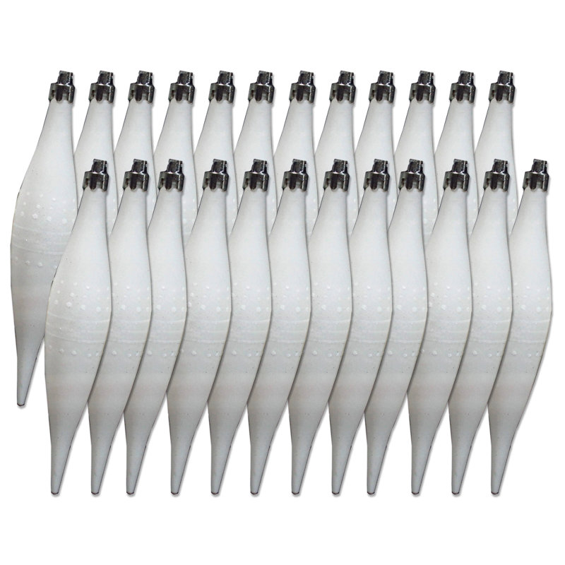 24 Piece Finial Ornament Set, Rouge