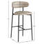 Tabouret de bar rembourré en cuir Lupita-840074833-840074840