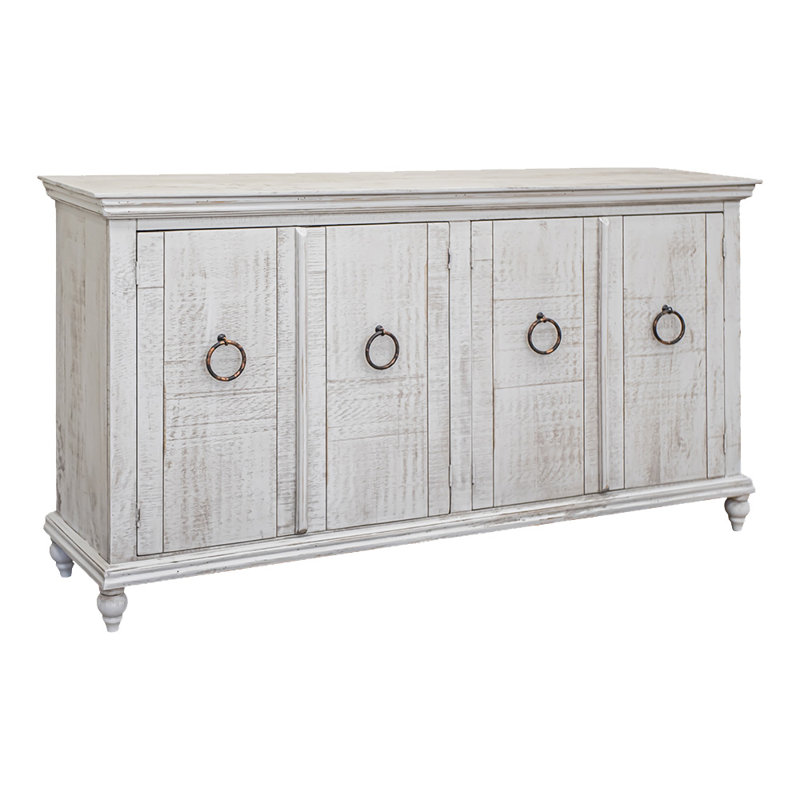 Aboubakry 73.5'' Solid Wood Sideboard, Ivory