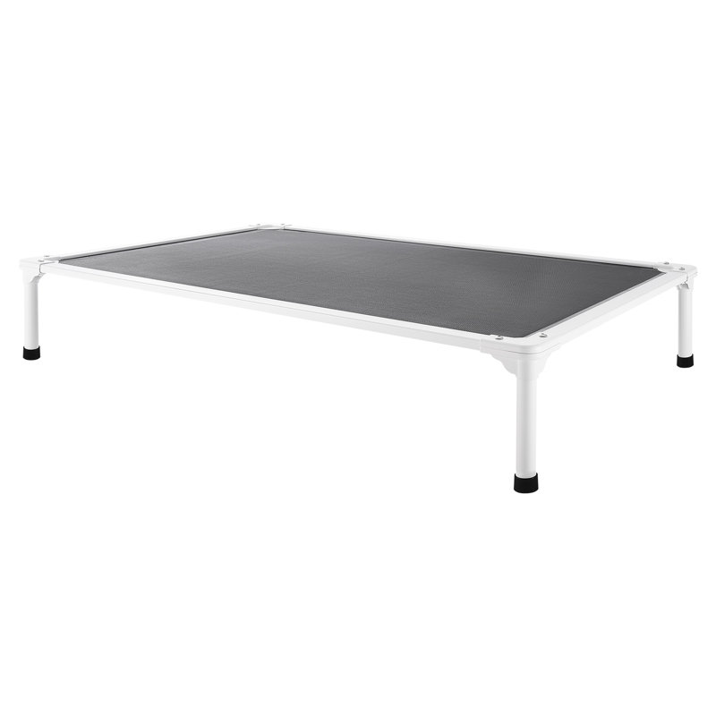 Lit surélevé pour chien pour grand lit portable Doggos Xl avec filet, structure renforcée en aluminium, espace de 49 x 33 po, outils robustes, surface de couchage, surface de couchage, 10 minutes
