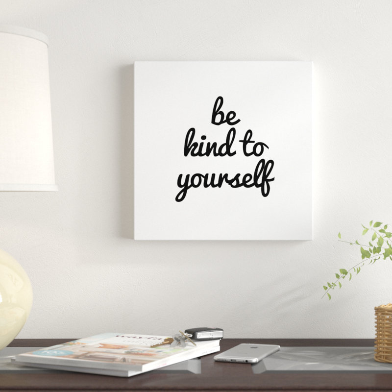 «Quotable VIII», art textuel sur toile, H 12 po x l 12 po, Toile tendue