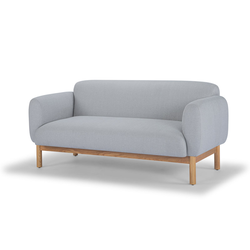 Tulum Sofa, Metro Light Gray Linen Blend, 68" W
