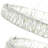 Integrated LED 32in 2 Ring Chrome Chandelier