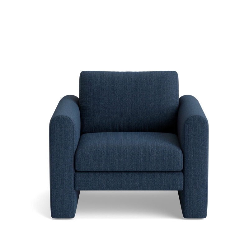 Knox Accent Chair, Performance Weave - Navy