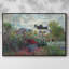 Le jardin de l'artiste à Argenteuil, reproduction d'art sur toile-94361147-94361153