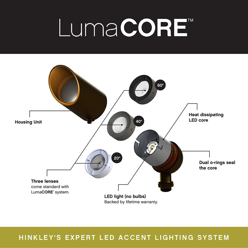 Lumacore 120V Variable Output 2700K Accent Spot Light