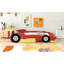 Lit plateforme simple avec roulettes-124917523