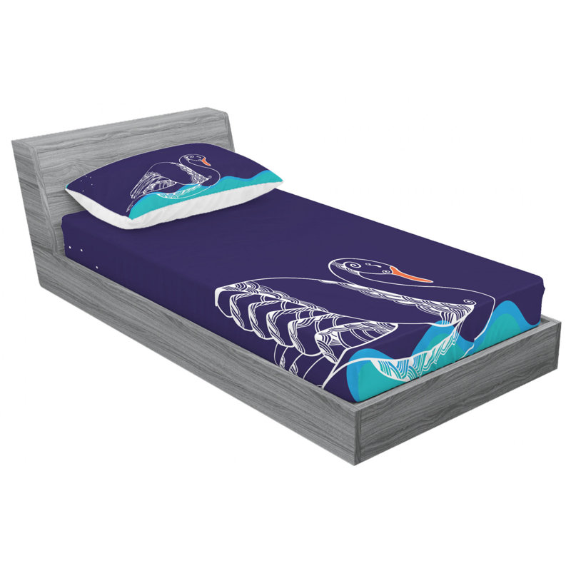 Microfiber Sheet Set, Twin XL Sheet Set with Fitted Sheet
