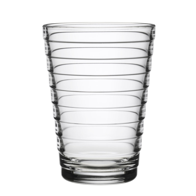 Aino Aalto Drinking Glass, 7.44 oz., Clear