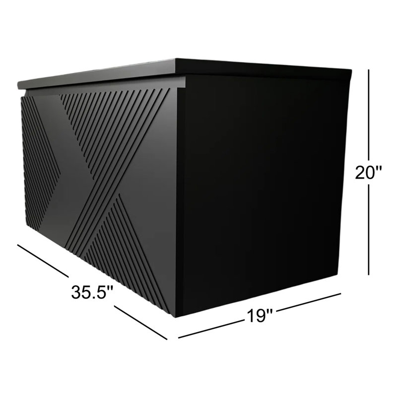 35.5" Wall-Mounted Single Bathroom Vanity Set