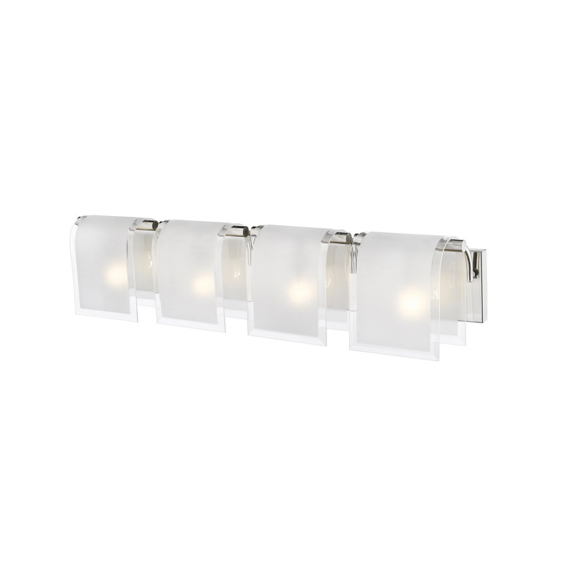 Guimond 4 - Light Dimmable Vanity Light, Brushed Nickel