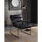 Iron Accent Chair With Sled Base