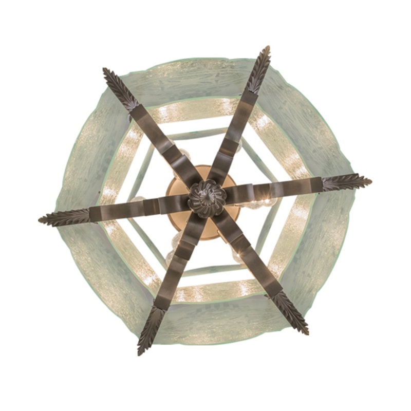 Chartres 12 - Light Semi Flush Mount