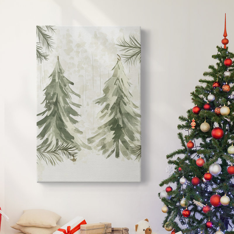 Art des Fêtes de Noël - Toile tendue avec châssis CECXCII, H 27 po x l 18 po