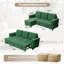 Canapé-lit en forme de L 79 po avec 2 sacs de rangement latéraux-1619501161