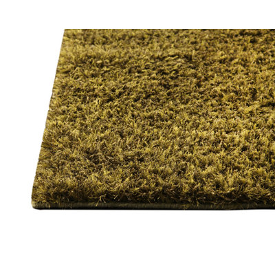 Tapis vert noué à la main