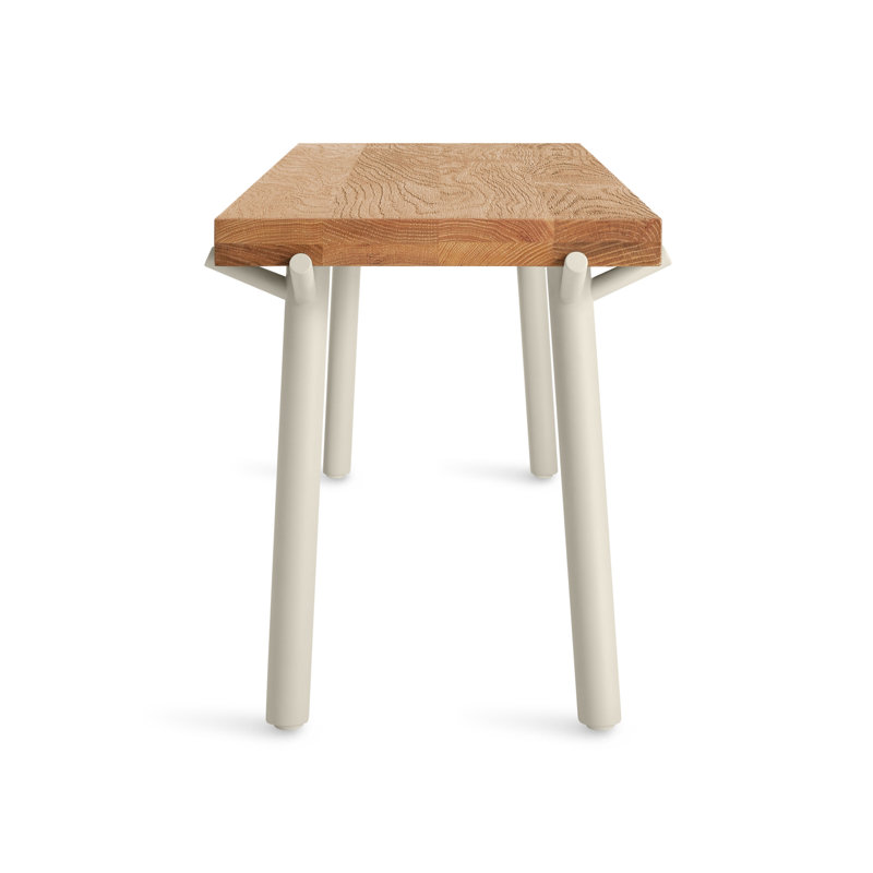 Branch Dining Bench, Oak, White