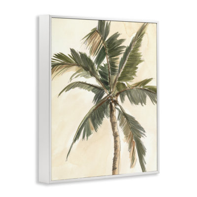 Art de la giclée encadrée de palmier discret par Ethan Harper bf-166