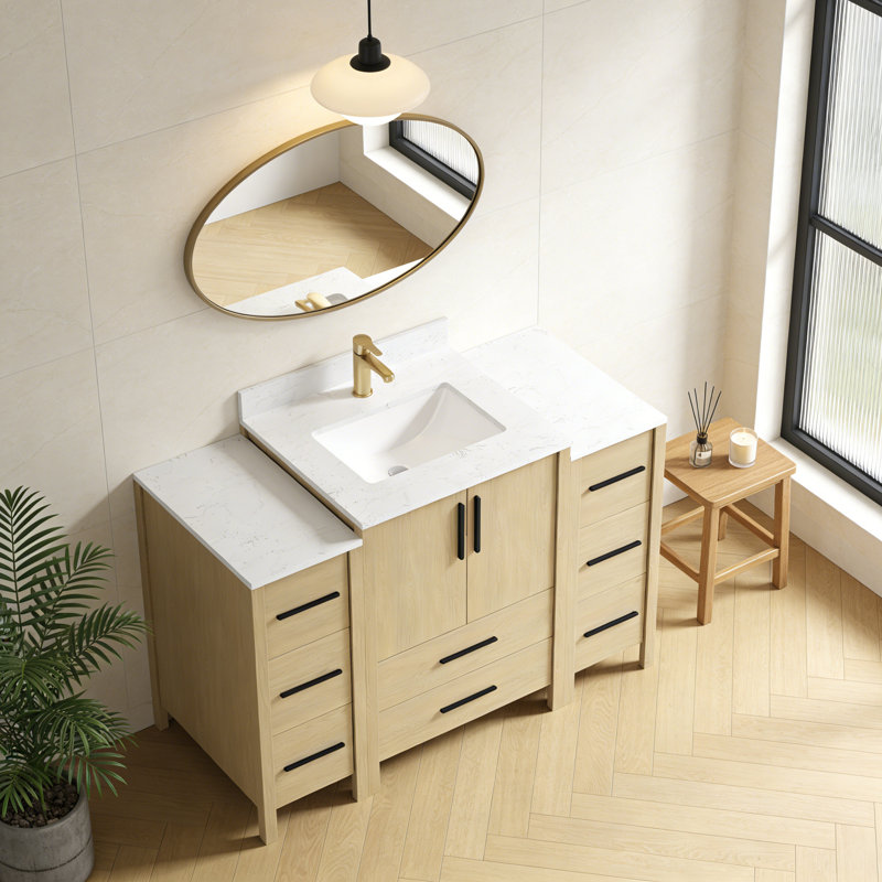 Meuble-lavabo de rangement Freestangding
