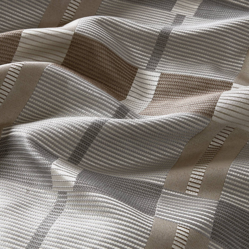 Ensemble d'édredon luxueux surdimensionné en jacquard de polyester pour très grand lit