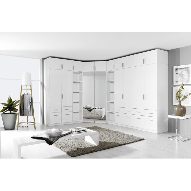 Arpelar Clothes Storage System, Highgloss white and alpine white