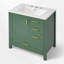 Meuble-lavabo simple 30 po avec comptoir en céramique-236248539