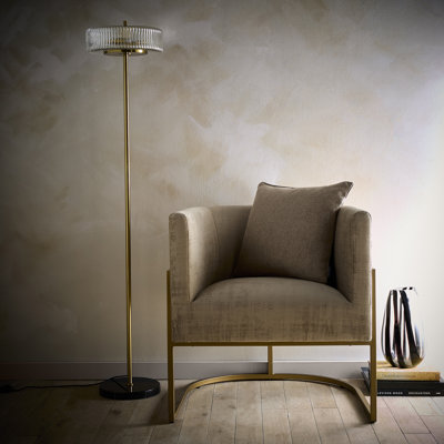 Abbigayl 145cm Brushed Traditional Floor Lamp