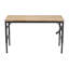 Établi à hauteur réglable, poste de travail robuste en bois d'hévéa de 60 po avec prises de courant, table de travail en bois franc d'une capacité de charge de 2000 lb pour atelier, garage, bureau, maison, commercial