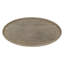 Table basse ovale avec tablette