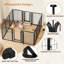 Panel Metal Exercise Pen With Door-1651917061