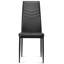 Chaise Parsons Rembourrée en Noir