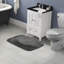 Tapis pour salle de bain en nylon avec envers antidérapant Billy-Dean-27052711-27052708