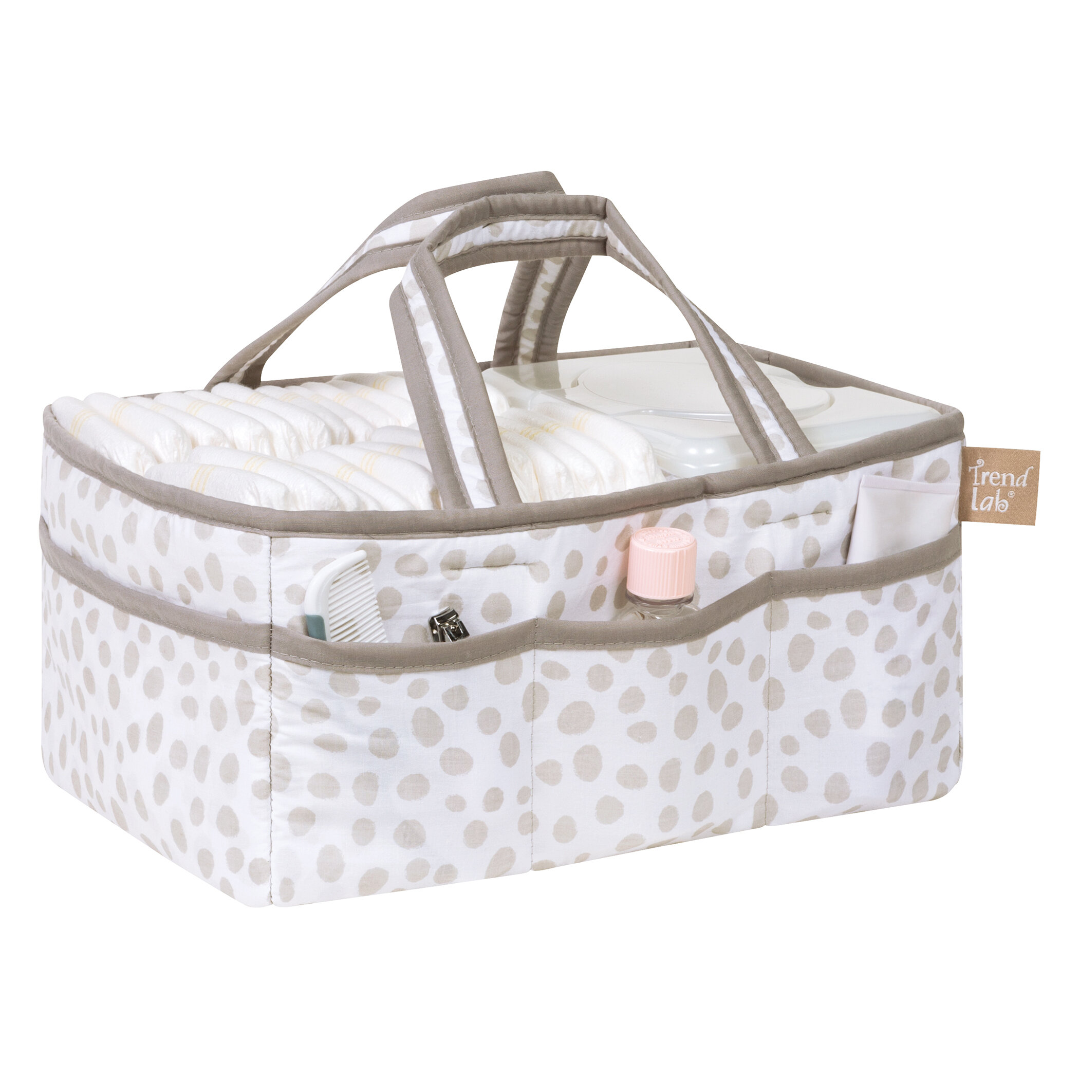 Trend Lab Sydney Polka Dots Crib Diaper Stacker | Wayfair