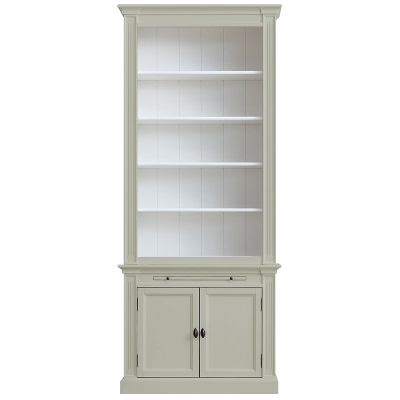 Beven 240cm H x 100cm W Library Bookcase, Tan